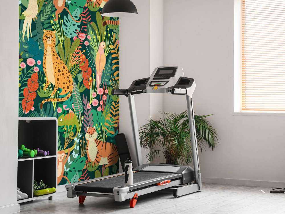 Farverige dyr i mønster