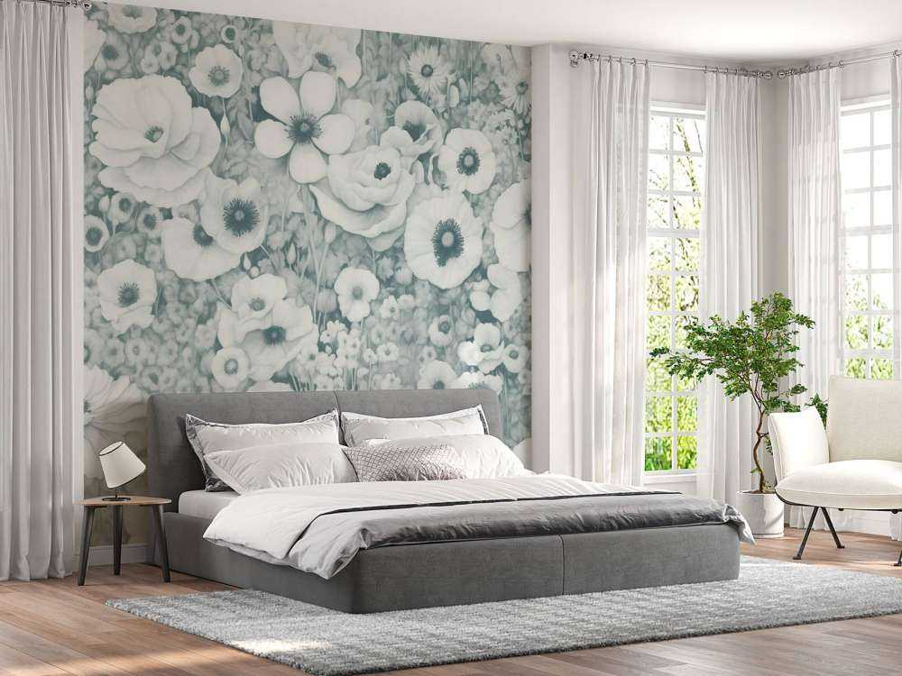 Poppy Tale Monokrom Hav