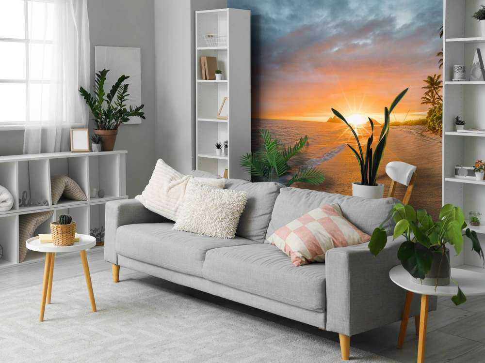 En strand på Hawaii