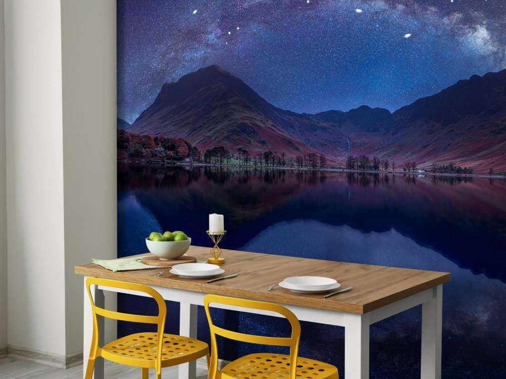 The Milky Way across Buttermere, Lake District