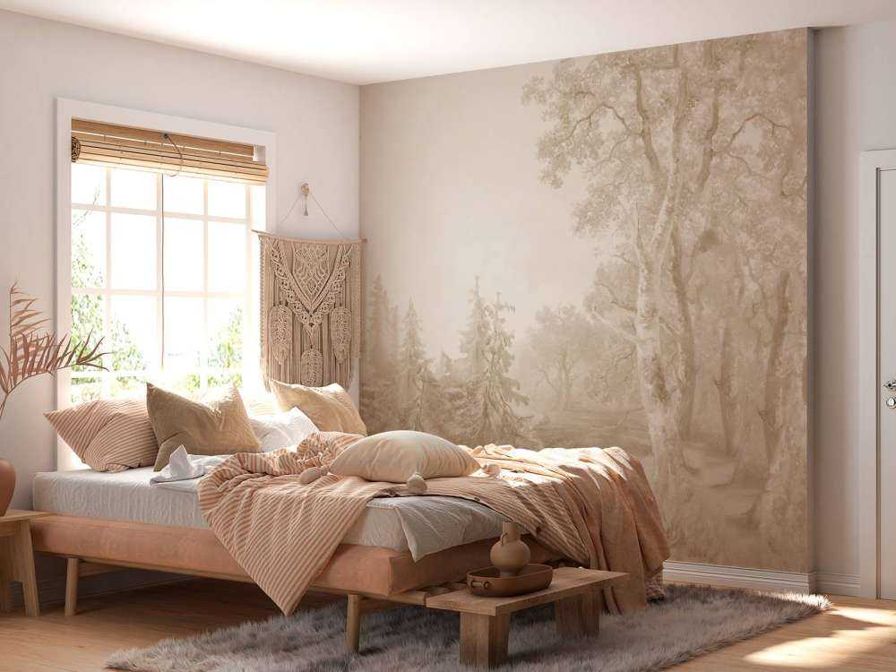 Skovlandskab Beige #2