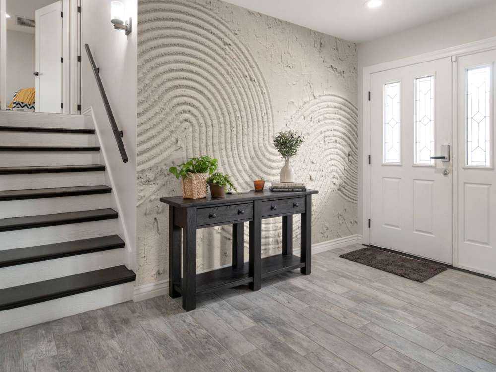 Kunst med teksturer i linned