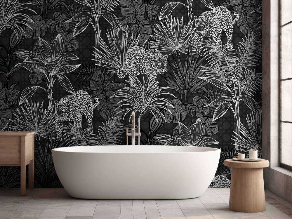 Palmetræer og pantere