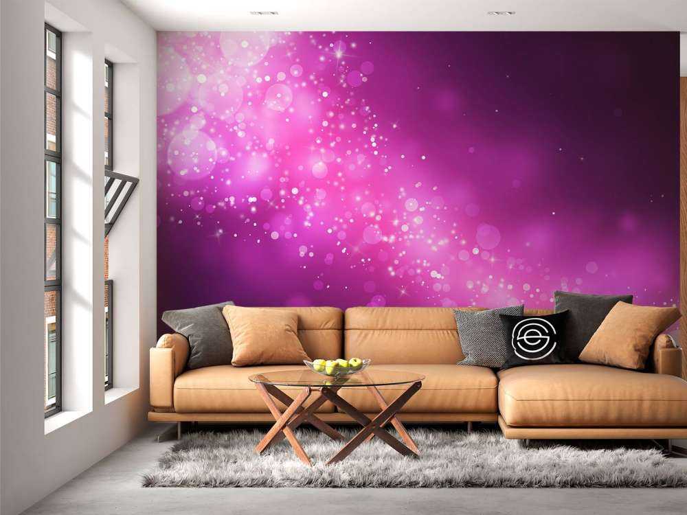 Lyserød glitter glimmer