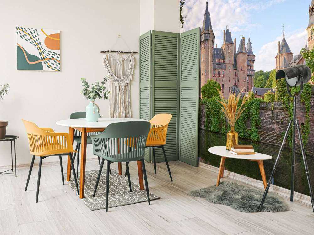 De Haar Castle fra vannet