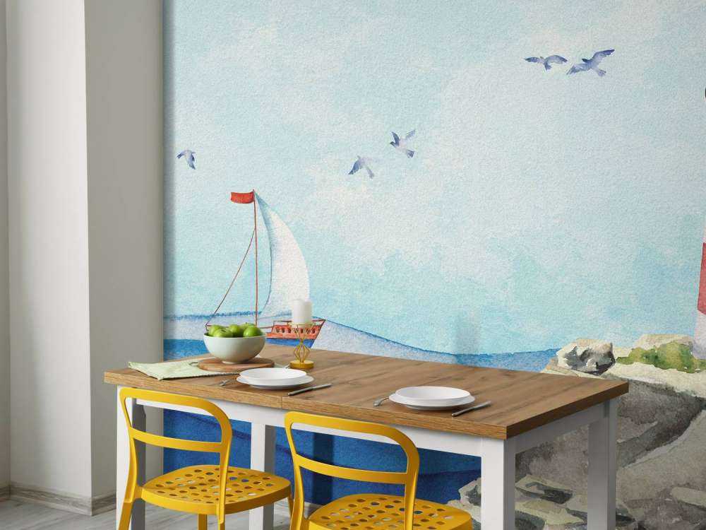 Fyrtårn på steiner