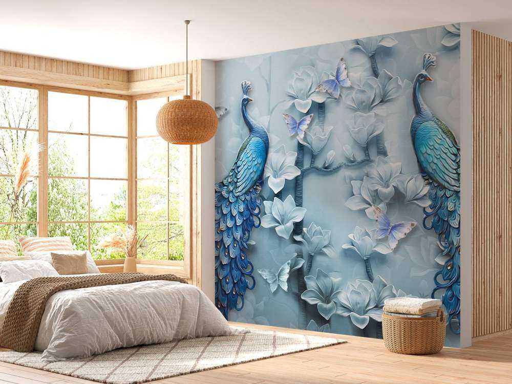 Påfugler og sommerfugler