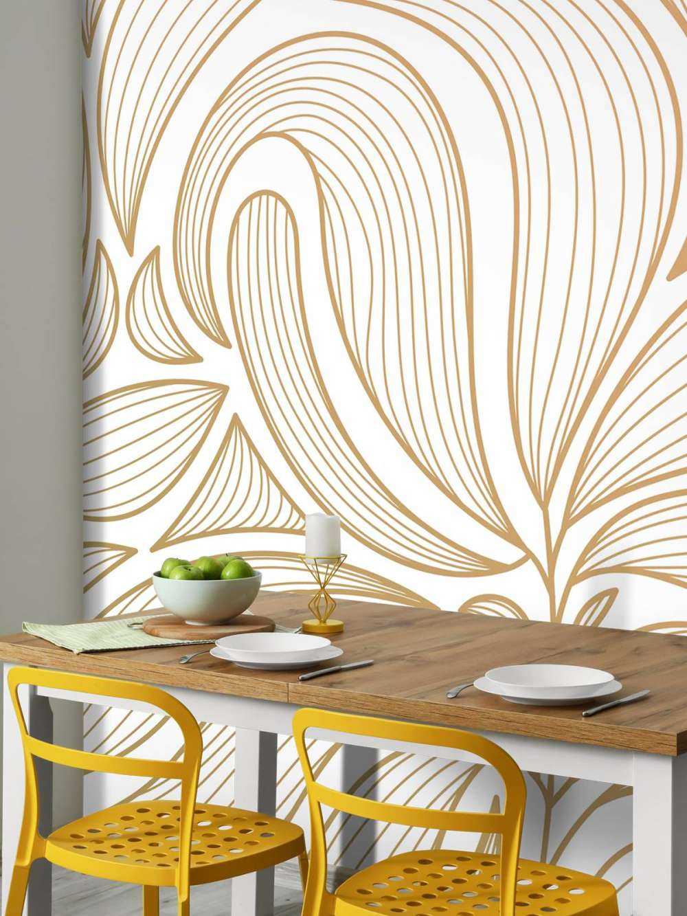 Art deco blomster