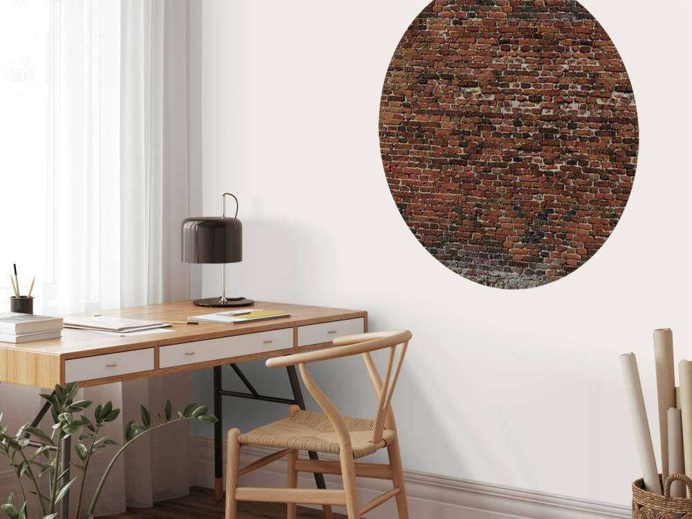 Gammel restaurert murvegg