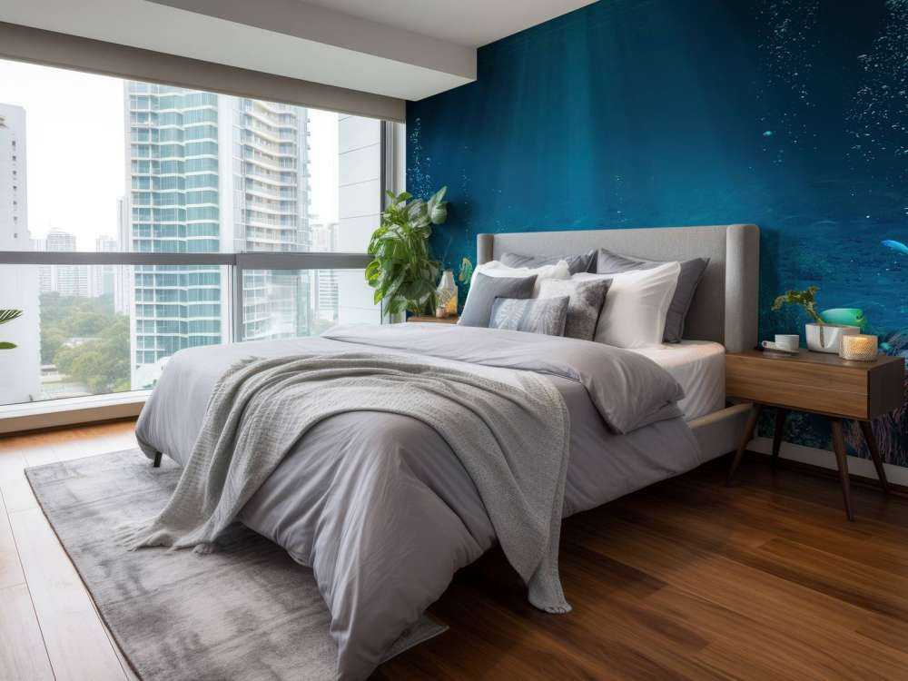 Solstråler gjennom vannet