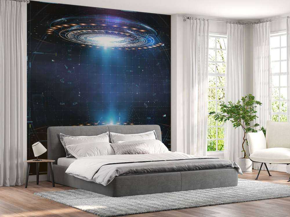 Futuristisk dashbord