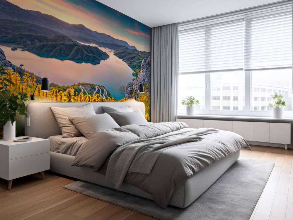 Soloppgang på Lake Bovilla