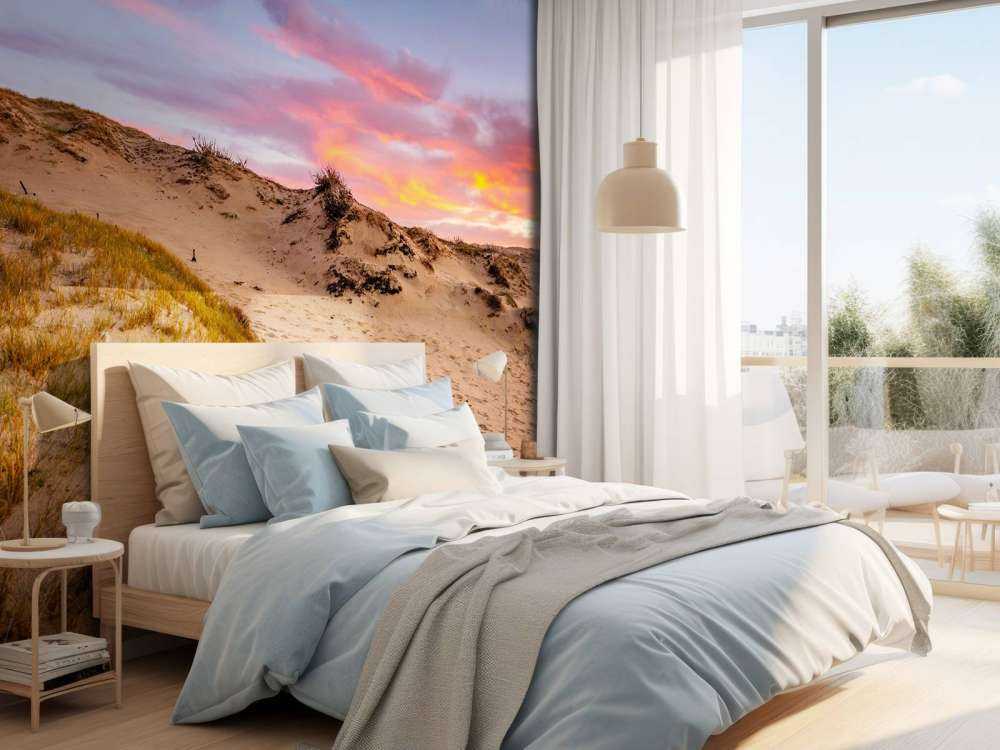 Solnedgang fra sanddynene