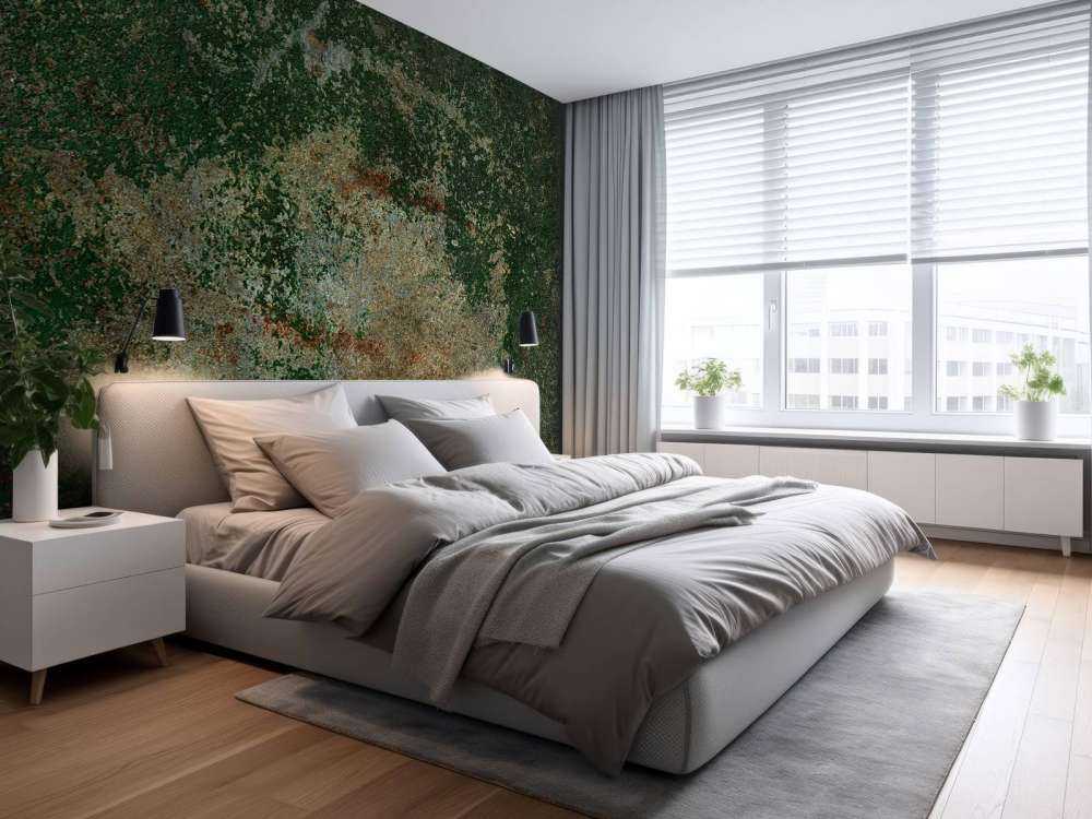 Groen metalen structuur