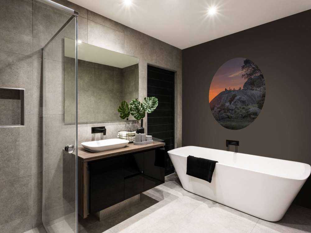 solnedgang over savannen