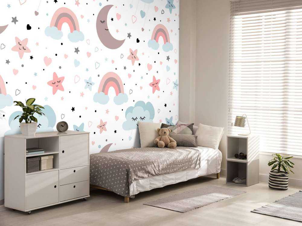 Skyer, måner og regnbuer