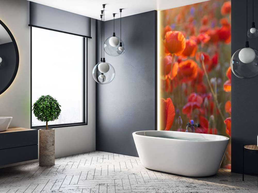 Valmuer og kornblomster
