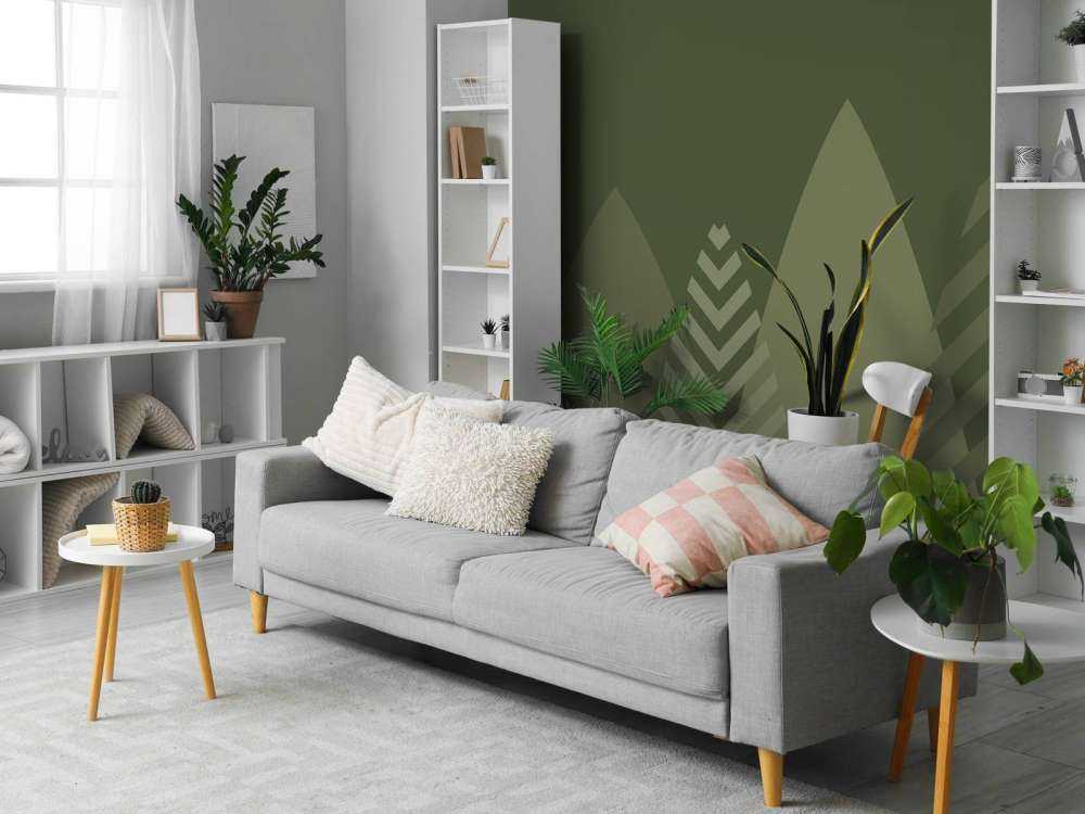 Høye fjell, grønne