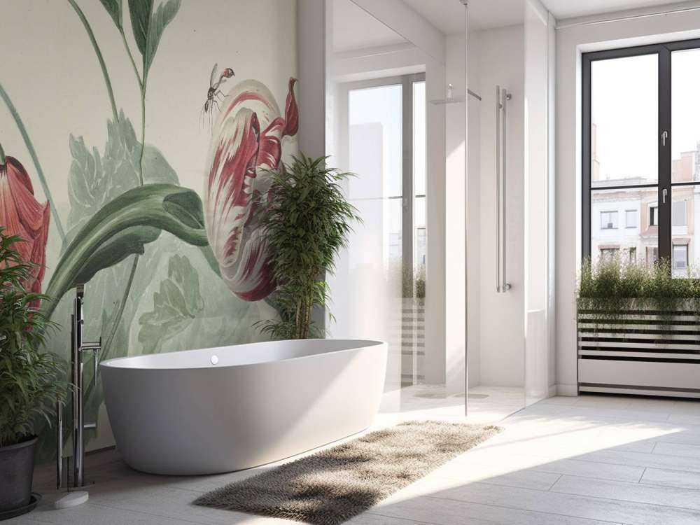 tulipann og en valmue, Willem van Leen