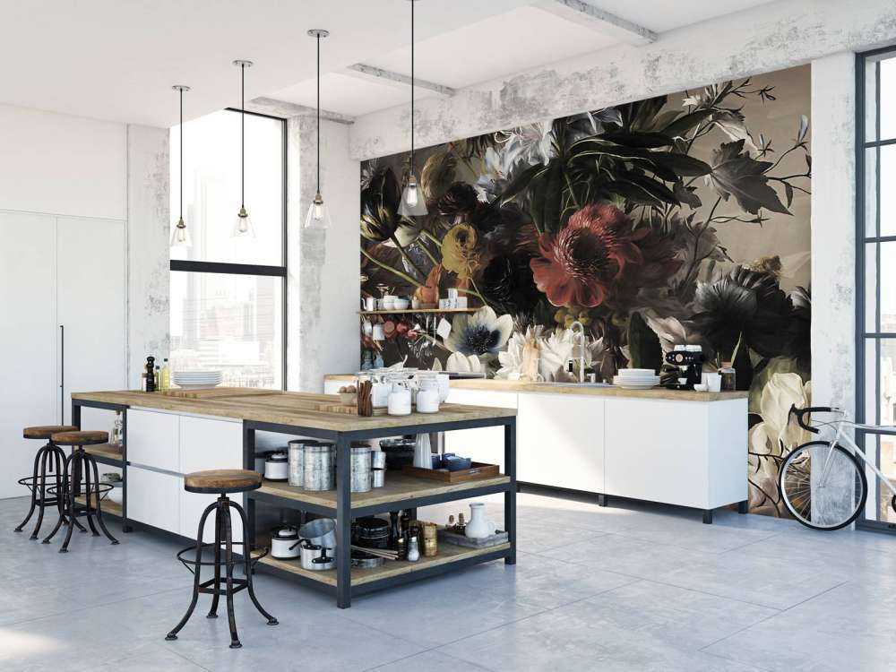 Stort bukett med anemoner