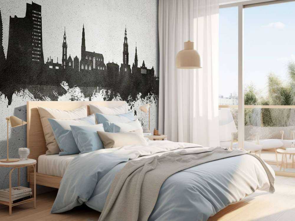 Akvarell silhuett, Groningen