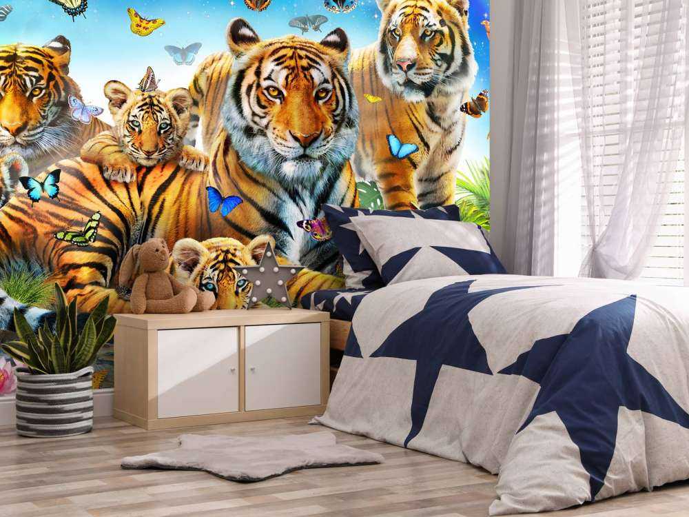 Tigers At Twilight