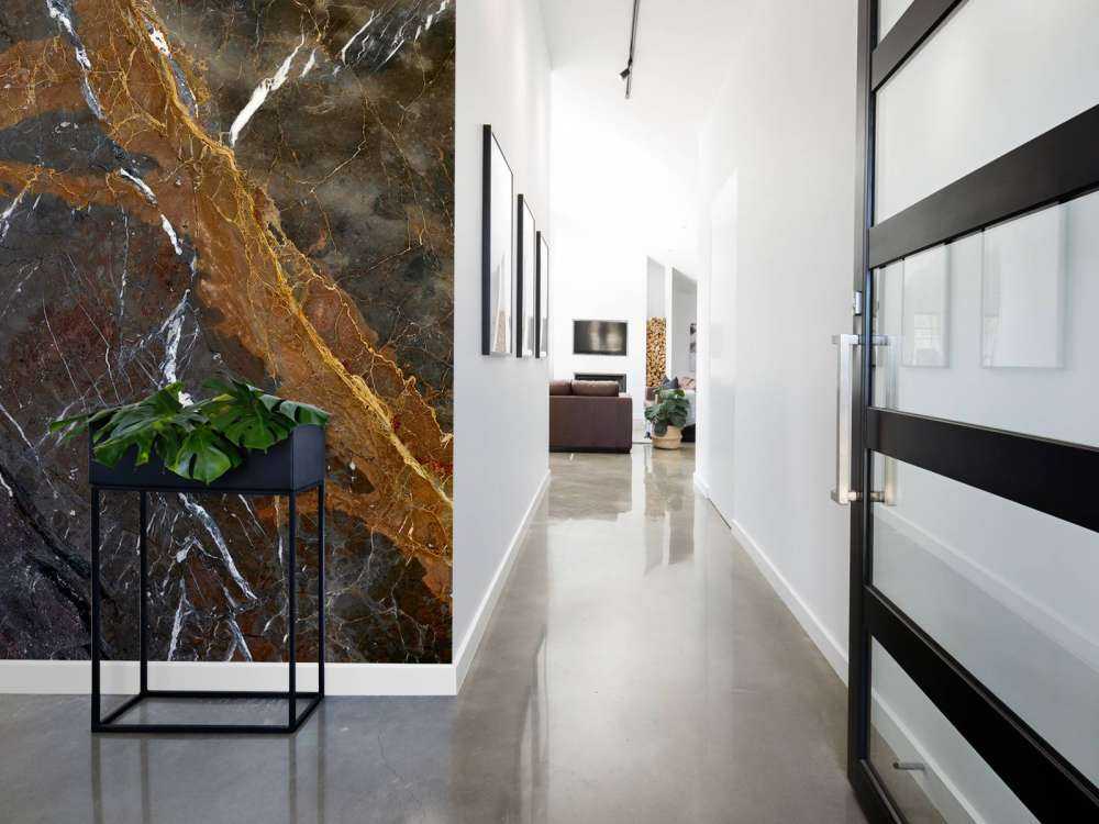 Marmor med vakre linjer