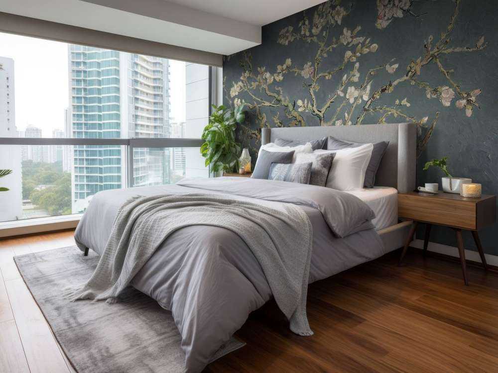 Mandelblomst i blomst