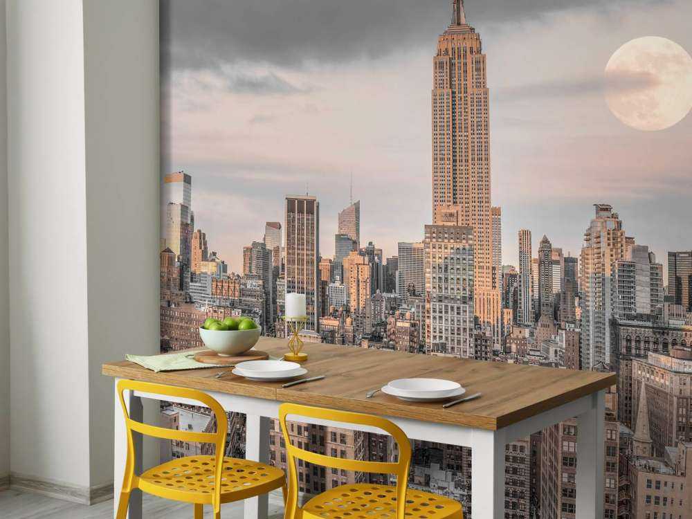 Empire State Building med skyline