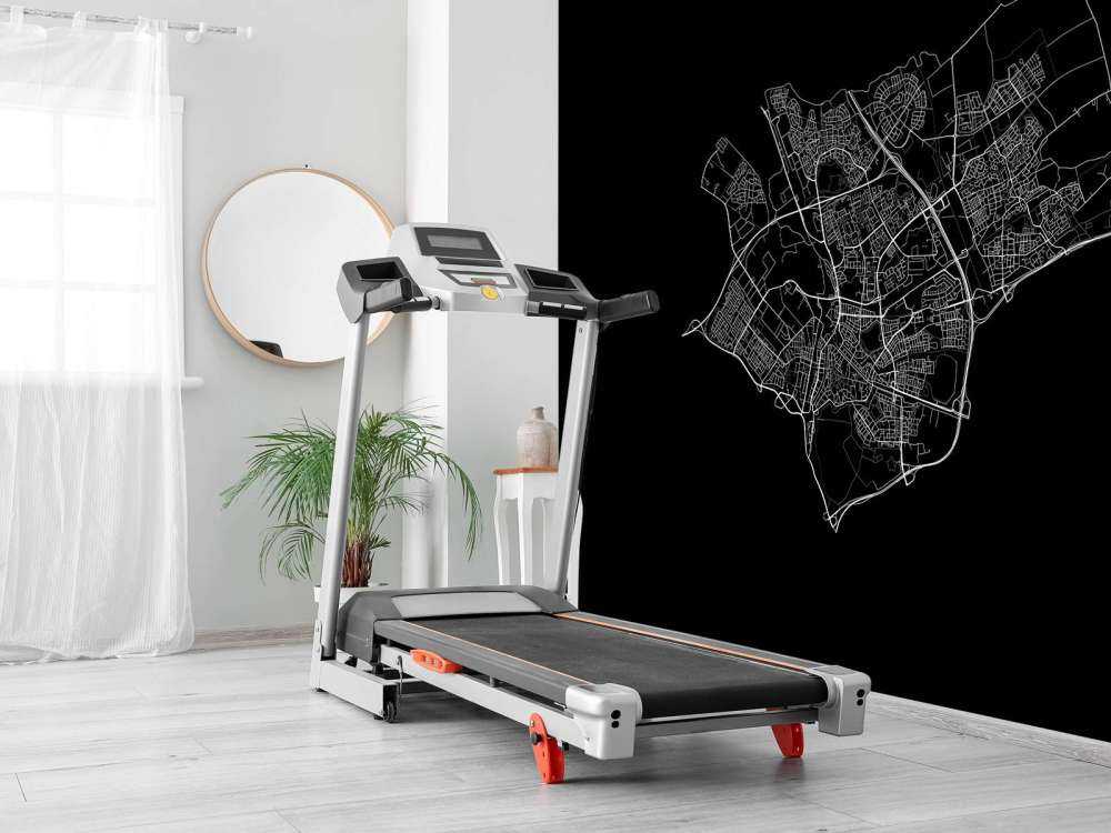 Kart over Den Bosch, svart