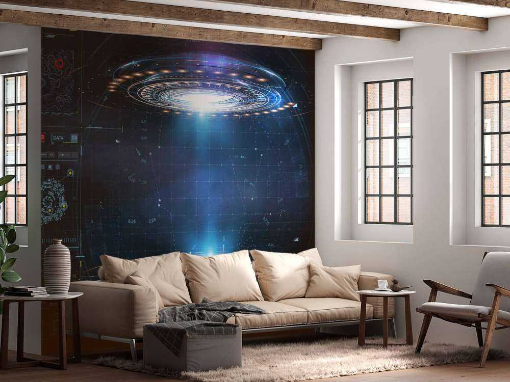 Futuristisk dashbord