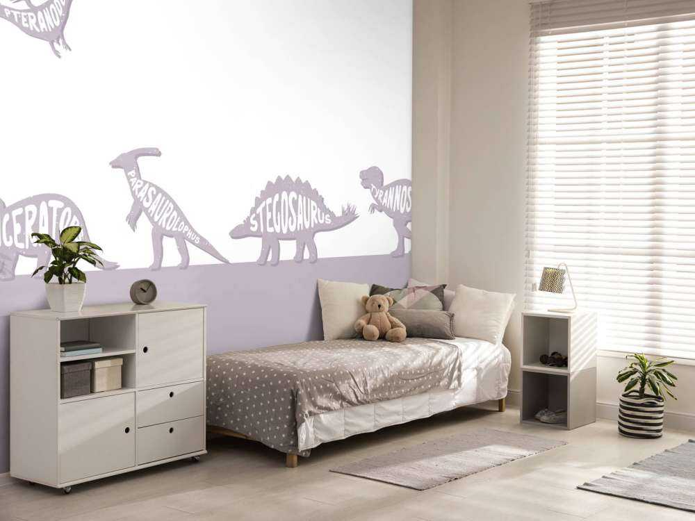 Dinos med tekst i rosa