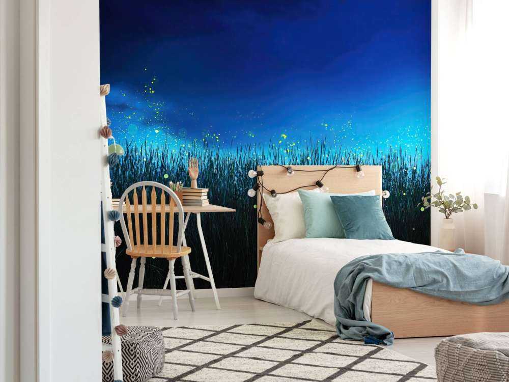 Fireflies om natten