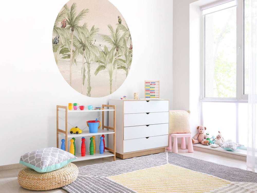 Papegøyer på stranden