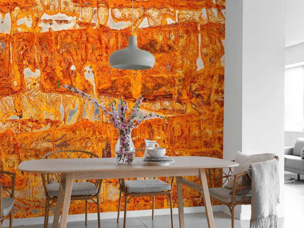 Rust på metallplate