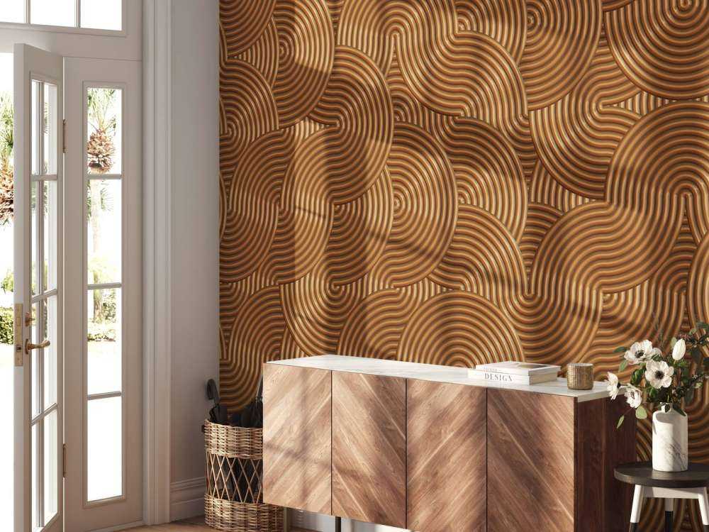 Metallbakgrunn med sirkler