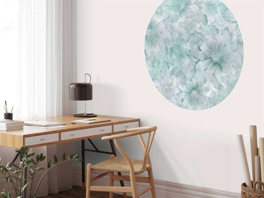 Botanisk akvarell eleganse isete mynte