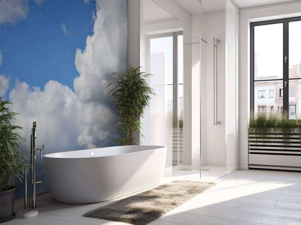 Nydelig overskyet landskapp