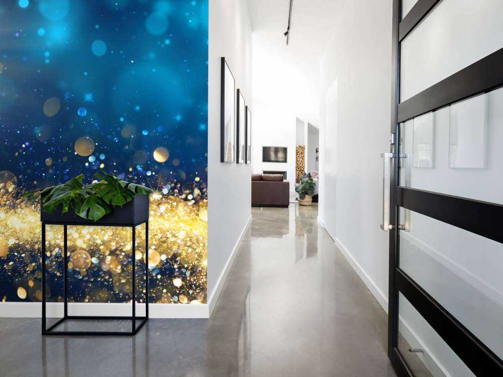 Stjerne i glitrende natt