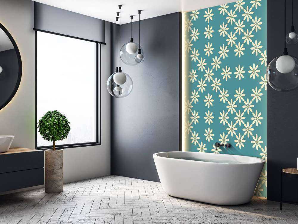Retro blomster