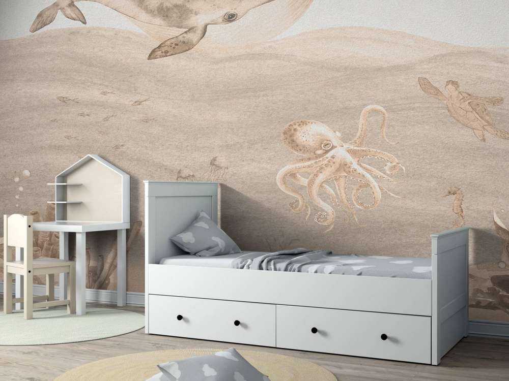 Undervannsverden i taupe