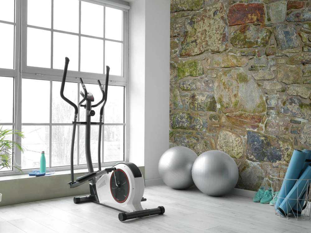 Gammel vegg med mose