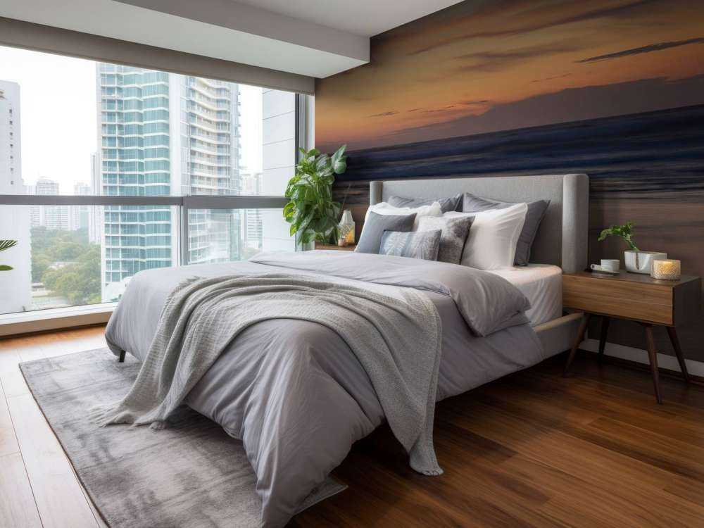 solnedgang ved kysten