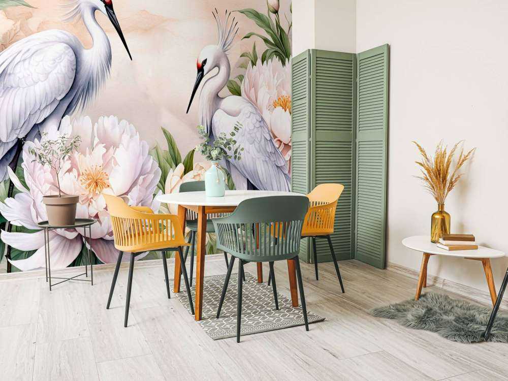 Storkens romantikk oransje