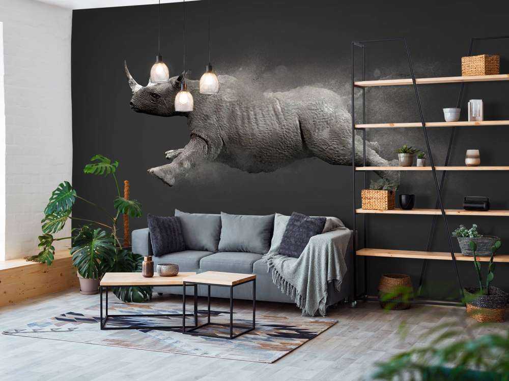 Hoppende neshorn