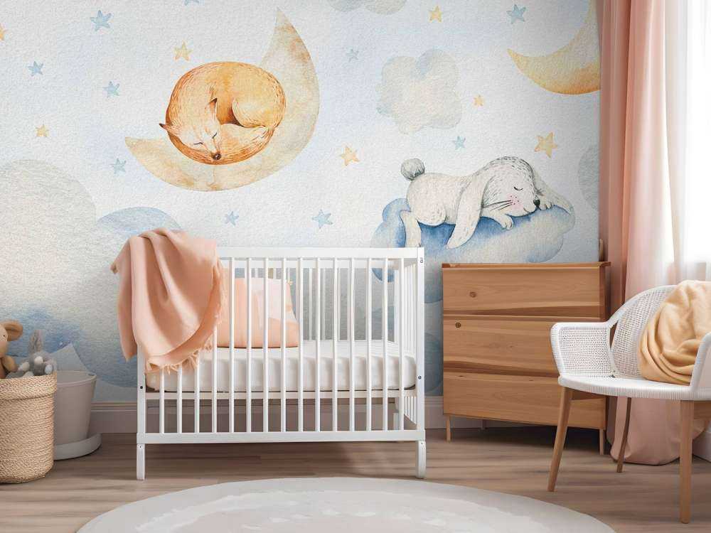Sovande vänner i molnen