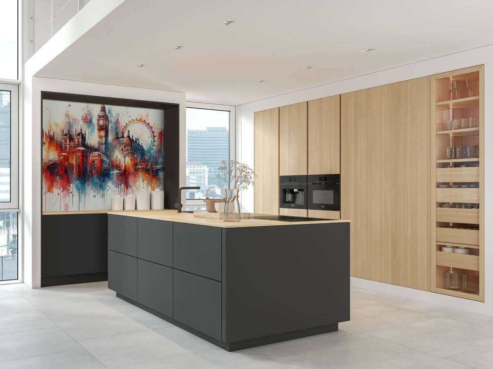 Akvarell London Skyline