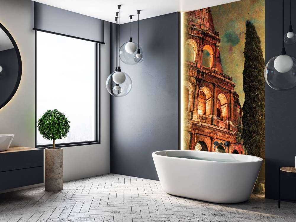 Famous Colosseum in Rome, Italy