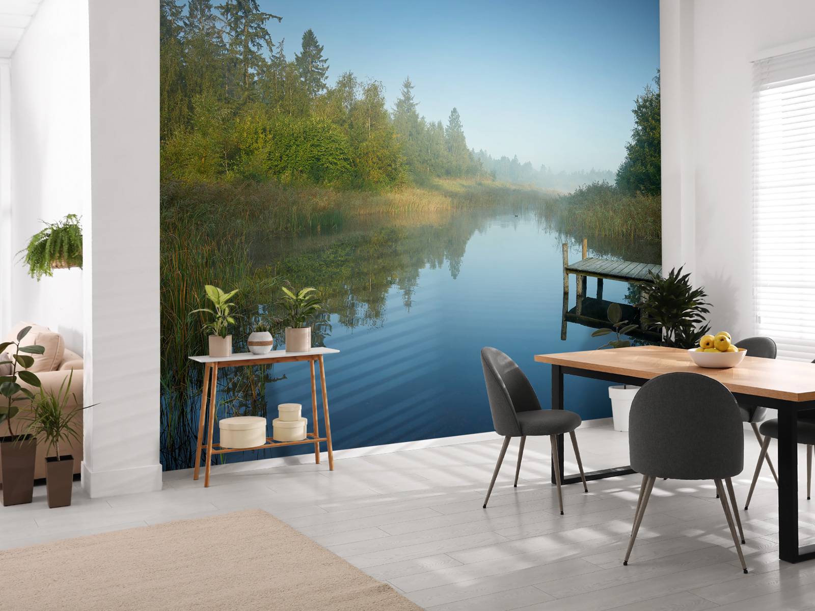 Träställningar i skogen