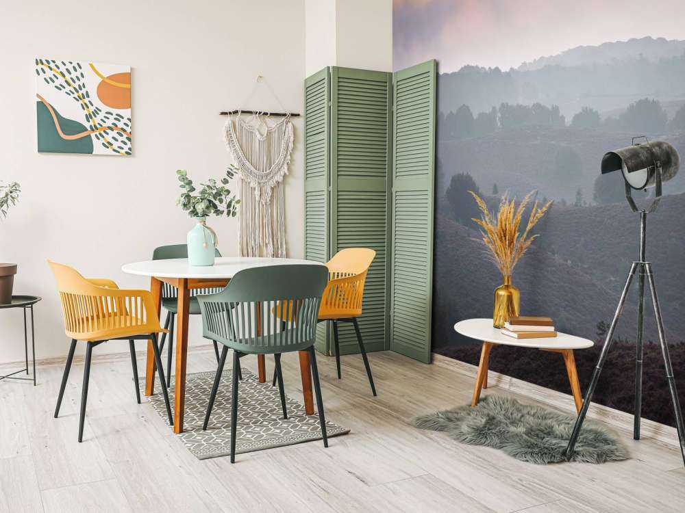 Dimma i soluppgången på heden